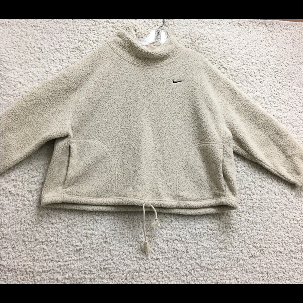 Nike Beige Fleece Sweatshirt